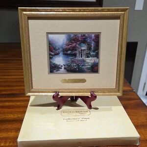 Thomas Kinkade's Painting "The Garden of Prayer" Collectors Print